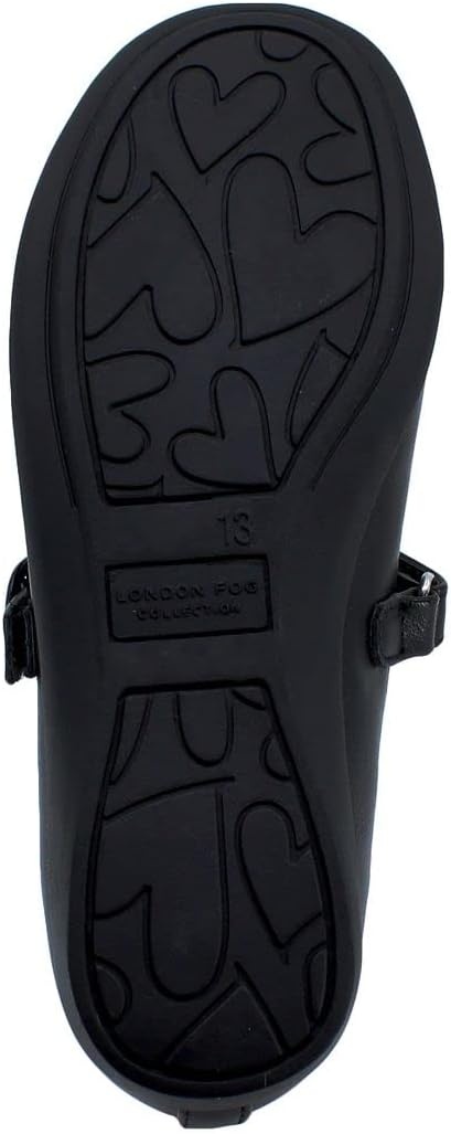 image:imageLONDON FOG Girls School Uniform Shoe Youth and Toddler Sizes Mary Jane and Ballet Flat StylesMatt Black