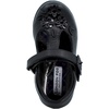LONDON FOG Girls School Uniform Shoe Youth and Toddler Sizes Mary Jane and Ballet Flat Styles(Black Flowers)