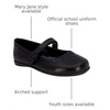 LONDON FOG Girls School Uniform Shoe Youth and Toddler Sizes Mary Jane and Ballet Flat Styles(Matt Black)