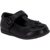 LONDON FOG Girls School Uniform Shoe Youth and Toddler Sizes Mary Jane and Ballet Flat Styles(Black Flowers)