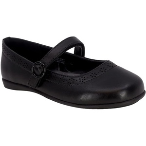 LONDON FOG Girls School Uniform Shoe Youth and Toddler Sizes Mary Jane and Ballet Flat Styles(Matt Black)