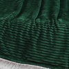 London Fog Corduroy Green 50×70 Throw, Textured Solid Color, Adult Bedding, Oeko-TEX Certified